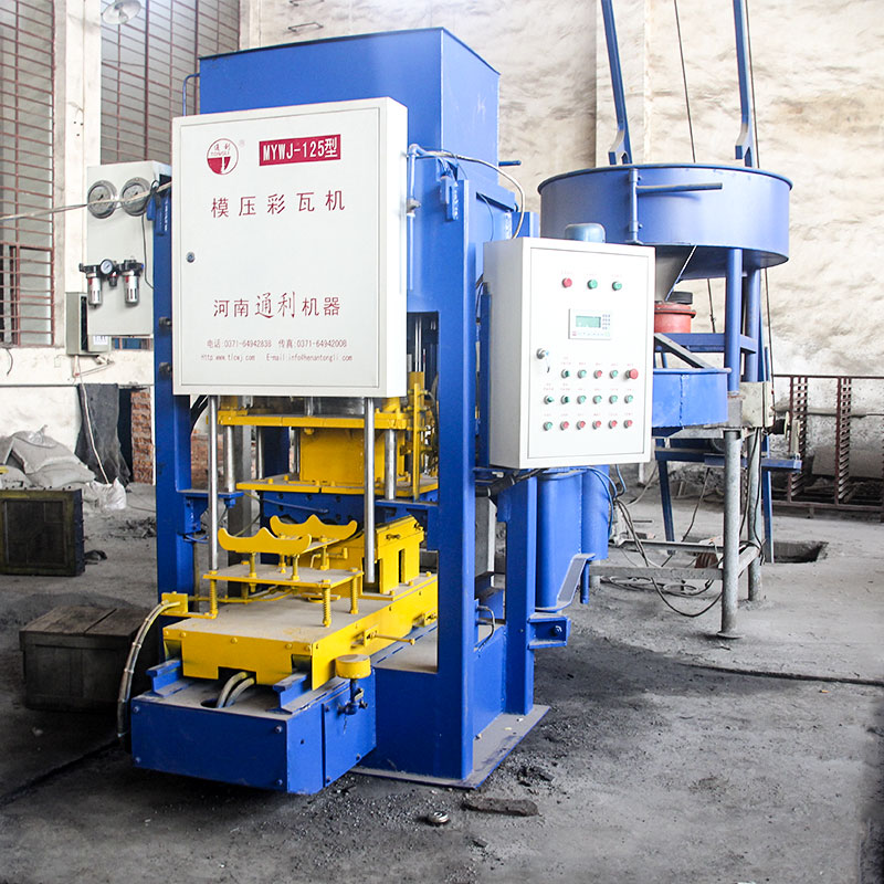 模壓式水泥彩瓦機(jī)用途，工藝流程